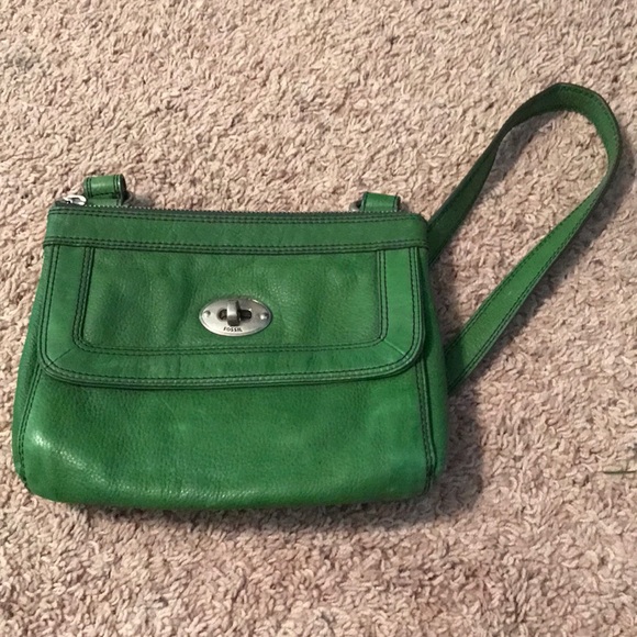 Fossil green over-the-shoulder bag - Picture 1 of 1